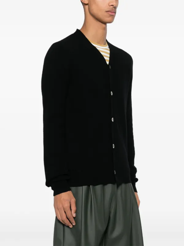 Comme Des Garçons Play x The Artist Invader Wool Cardigan | Black