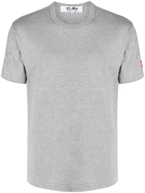 Comme Des Garçons Play x the Artist Invader pixelated-appliqué T-shirt