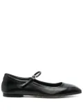 Aeyde Uma square-toe ballerina shoes - Black