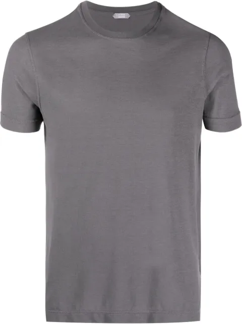 Zanone playera manga corta con cuello redondo 