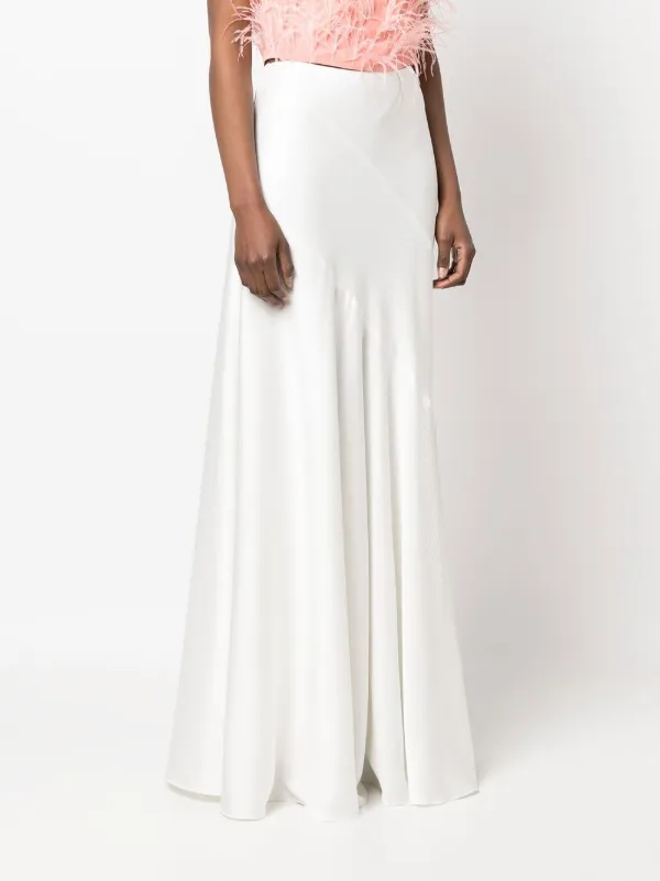 【送料&関税込】Cult Gaia Kit Skirt In White Linen Cult Gaia Kit Skirt | White | FARFETCH