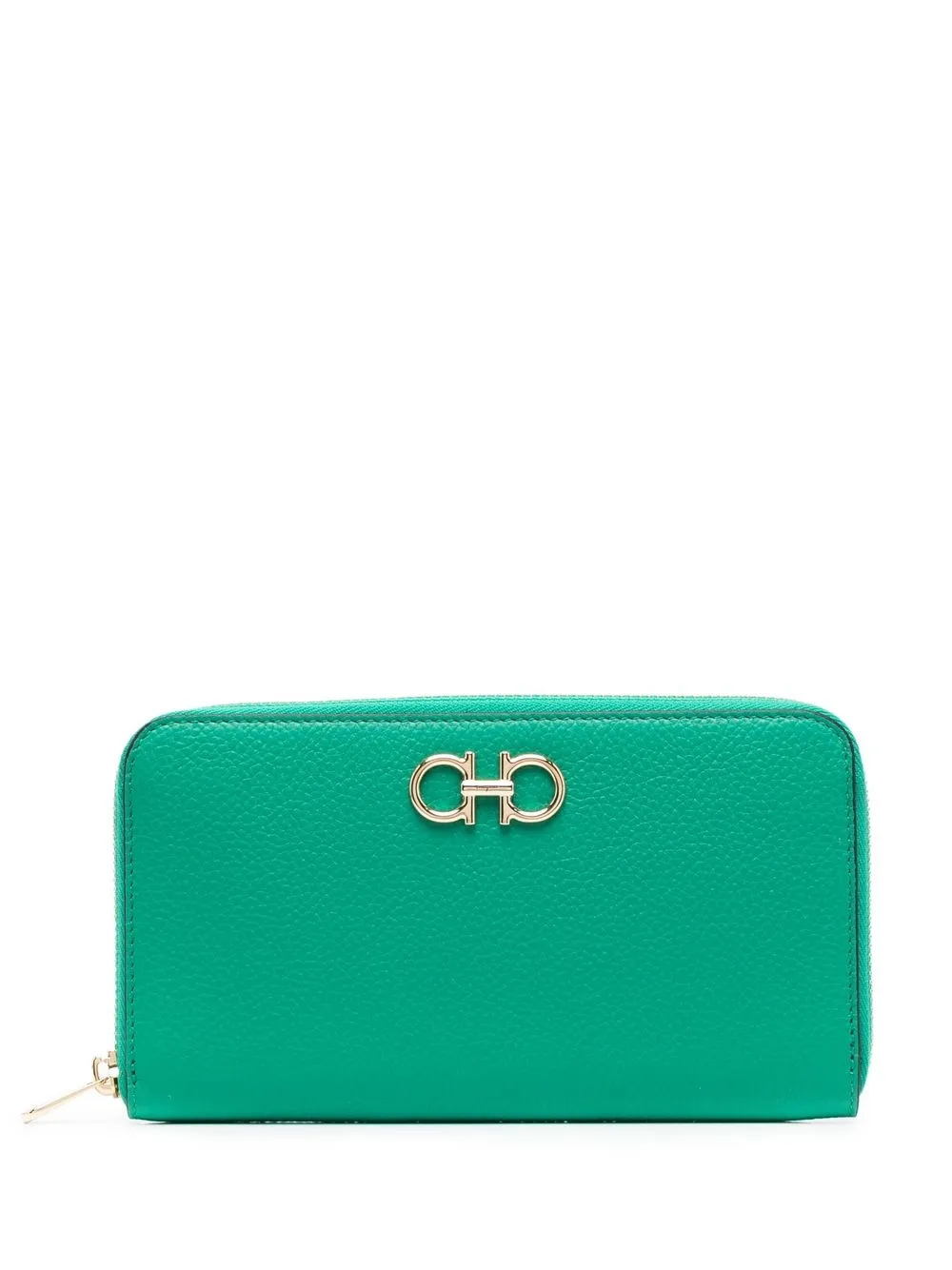 

Ferragamo cartera con placa Gancini - Verde