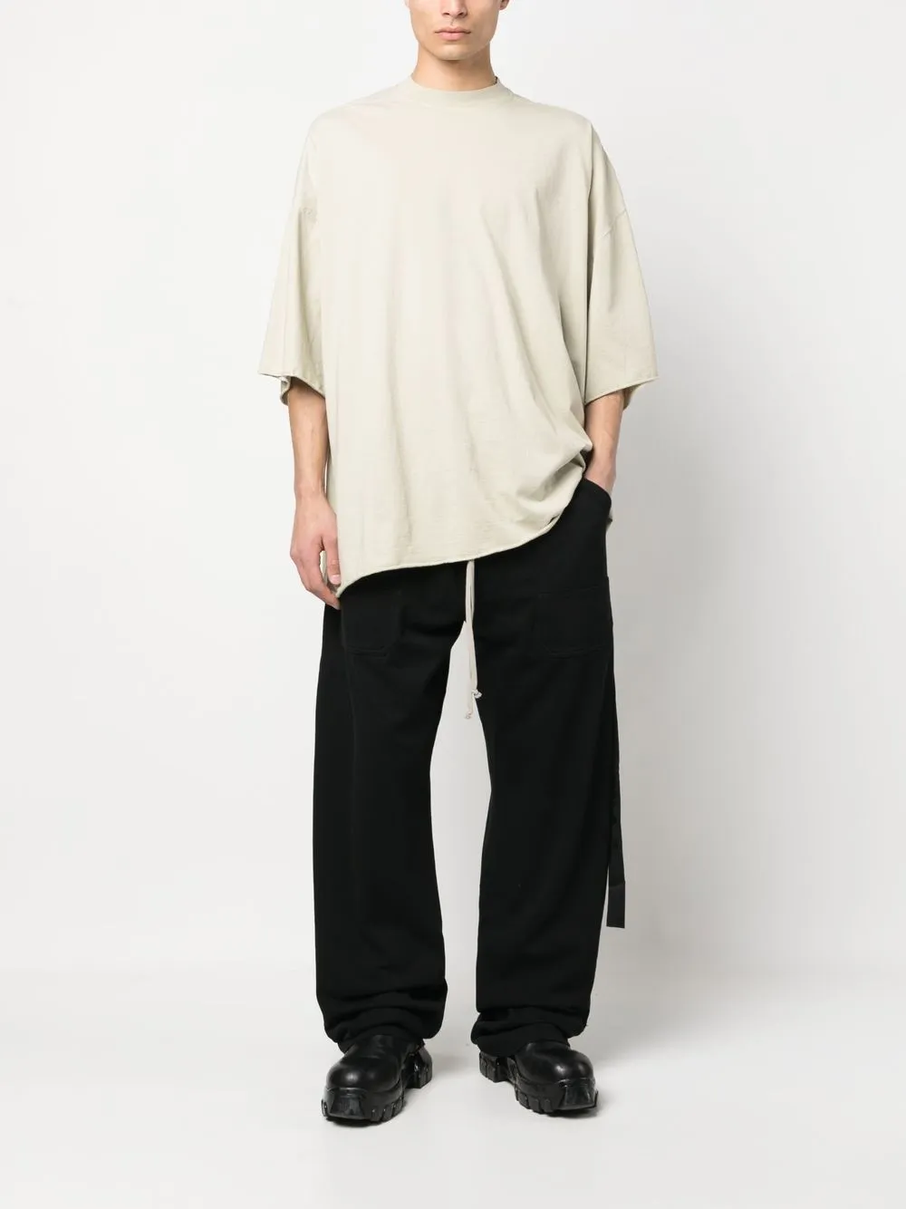 Rick Owens DRKSHDW Broek met trekkoord - Zwart