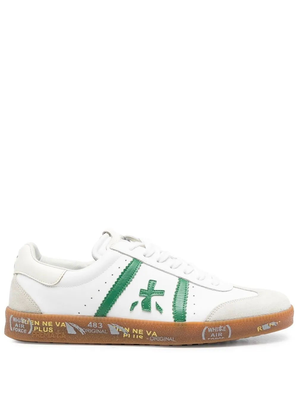 

Premiata Bonnie leather low-top sneakers - White