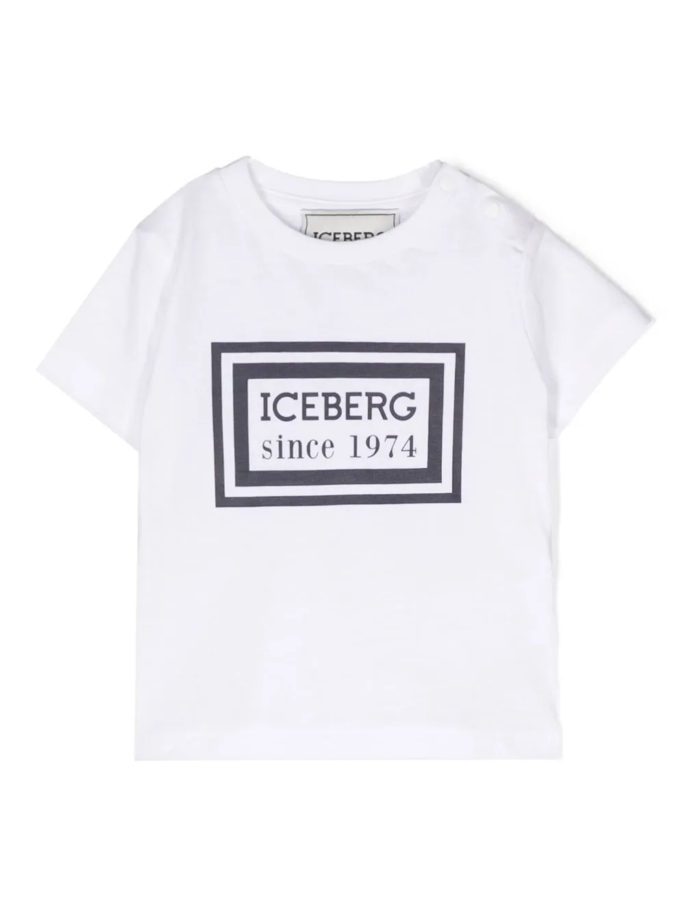 

Iceberg Kids logo-printed T-shirt - White