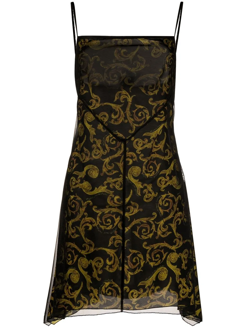 

Versace Jeans Couture square-neck sleeveless dress - Black