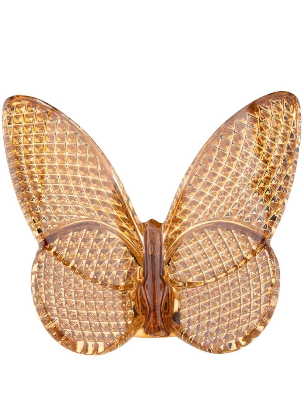 Baccarat Lucky Butterfly  Crystal Collectible In Gold