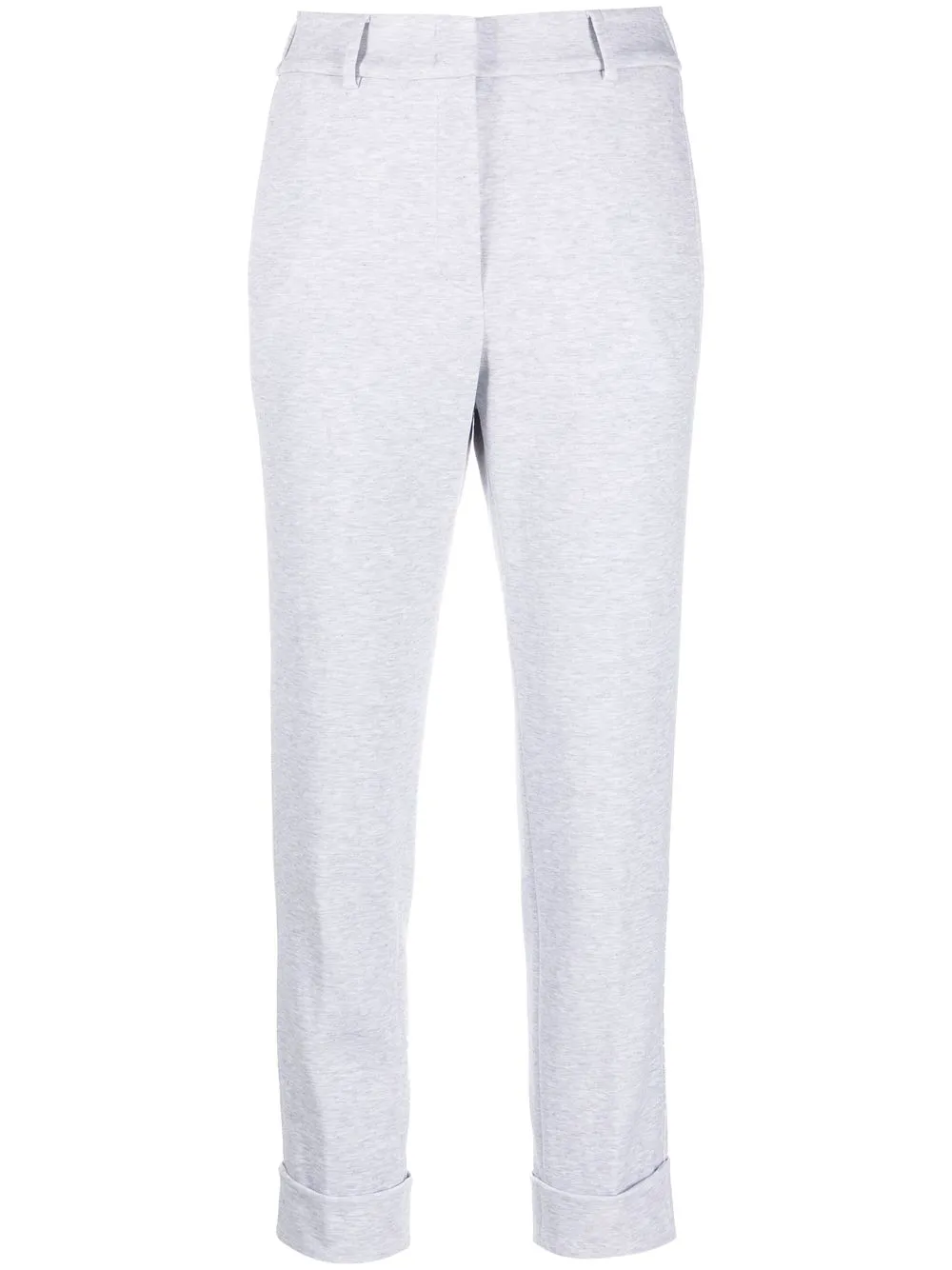 

Peserico cropped tapered trousers - Grey