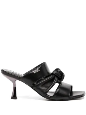 Karl lagerfeld black heels sale