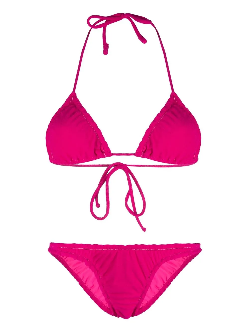 

Reina Olga terry cloth triangle bikini - Pink