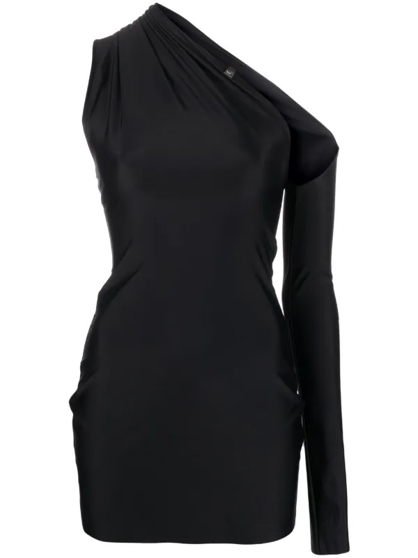 black cut out asymmetric dress Sami Miro Vintage main image 1