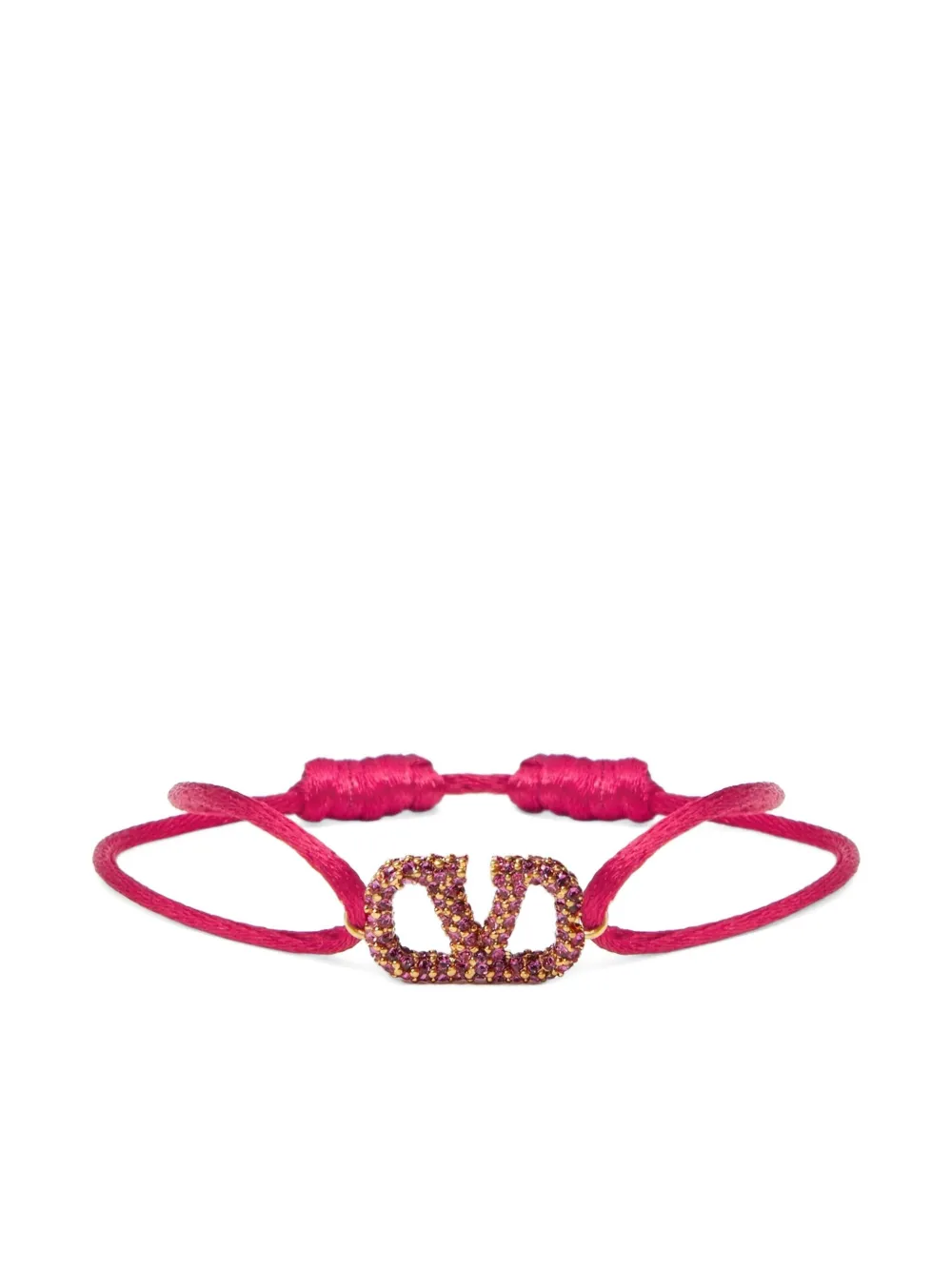 Valentino Garavani VLogo Signature Bracelet | Pink | FARFETCH SA