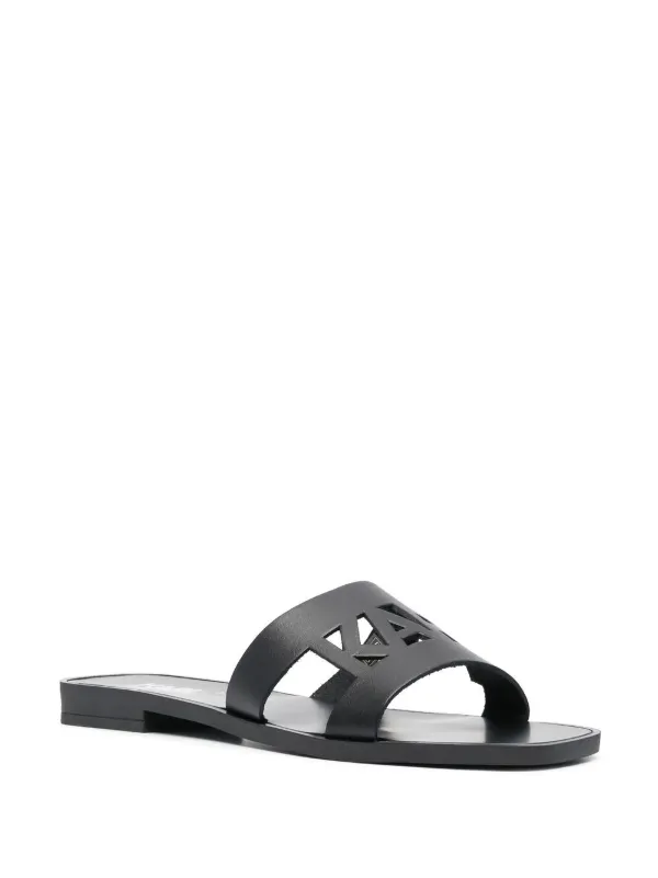 サンダル・ミュール KARL LAGERFELD Women Sandals KL61705K01 Black Karl Lagerfeld Ventura criss-cross sandals - Black | KL61705K01