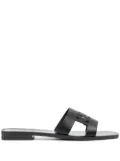 Karl Lagerfeld logo-tape sandals - Black