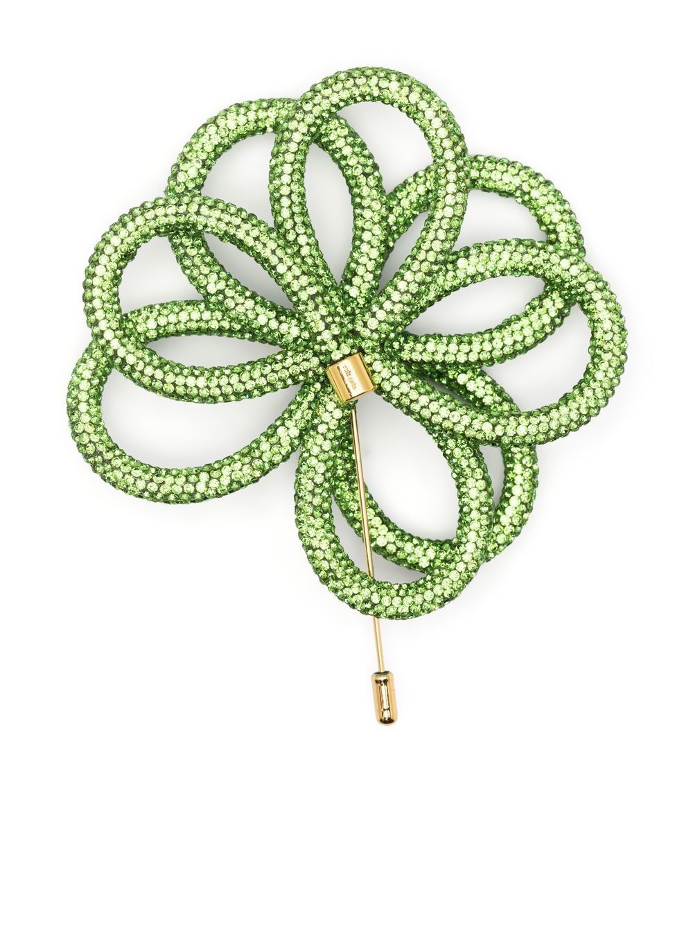 

Cult Gaia crystal-embellished brooch - Green