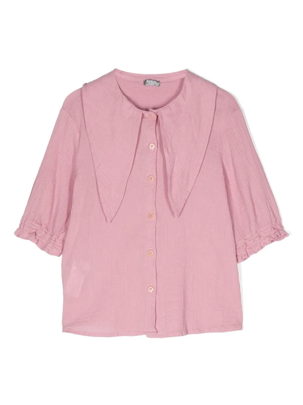 

Il Gufo long-collar button-up blouse - Pink