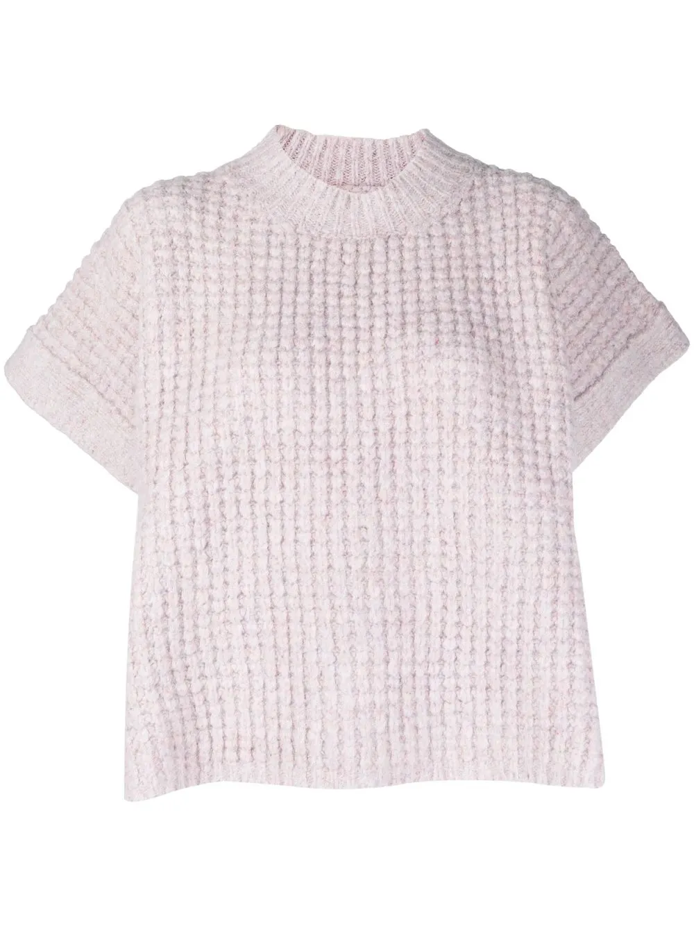 

Lauren Manoogian short-sleeve knitted top - Pink