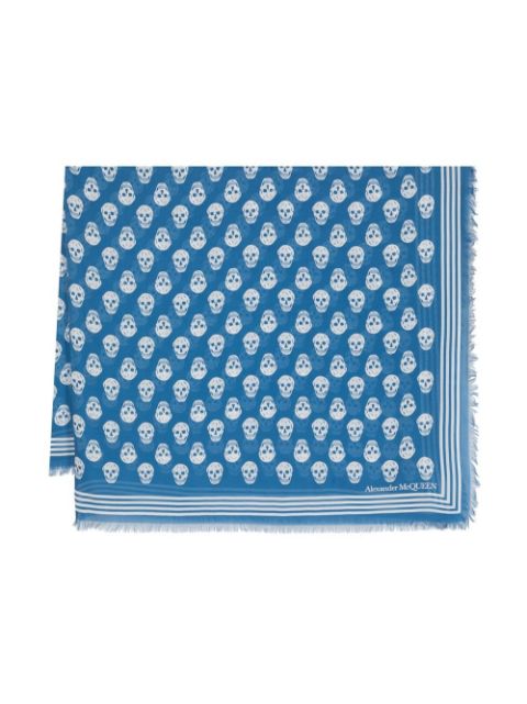 Alexander McQueen all-over skull-print scarf Men