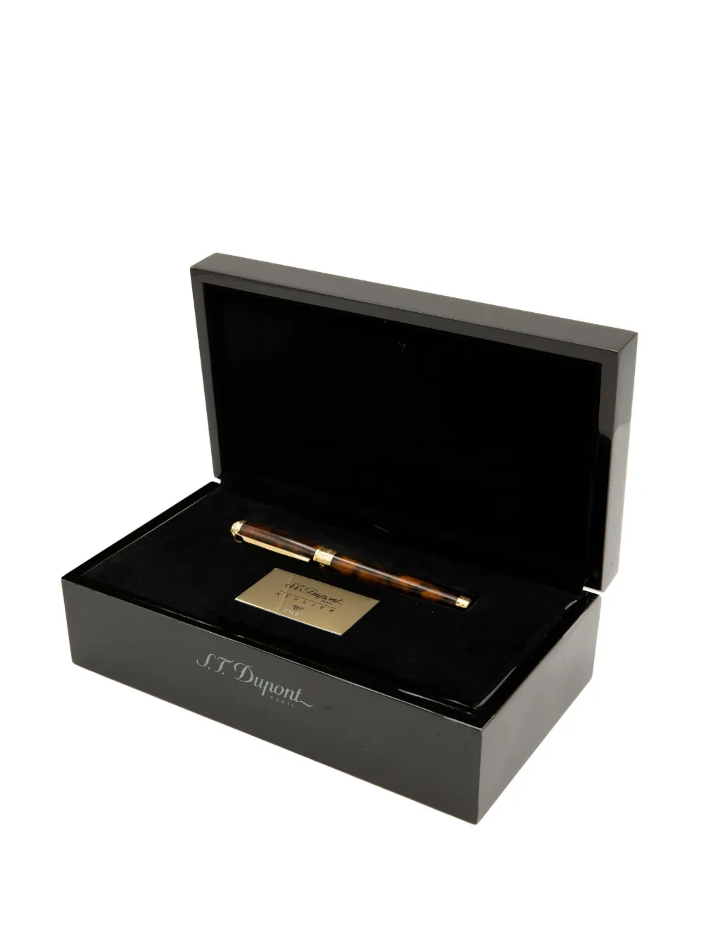 S.T. Dupont Pen met schildpadschild design - Bruin