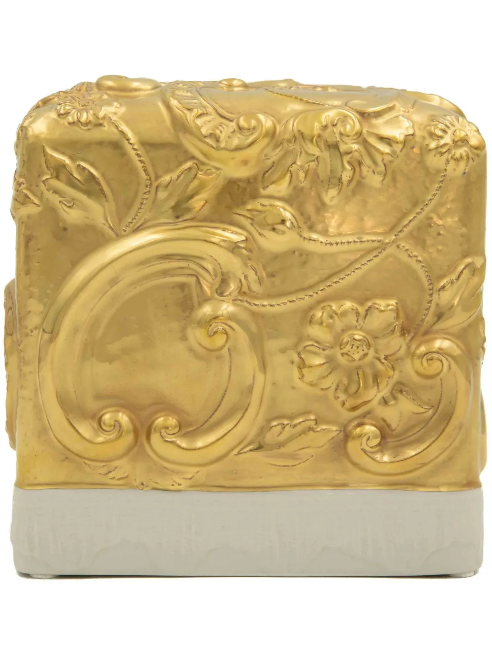 Villari Taormina Tissue Box In Gold