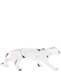 Lladró Panther faceted porcelain figurine - Grey