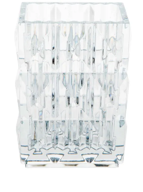 Baccarat Louxor crystal rectangle vase