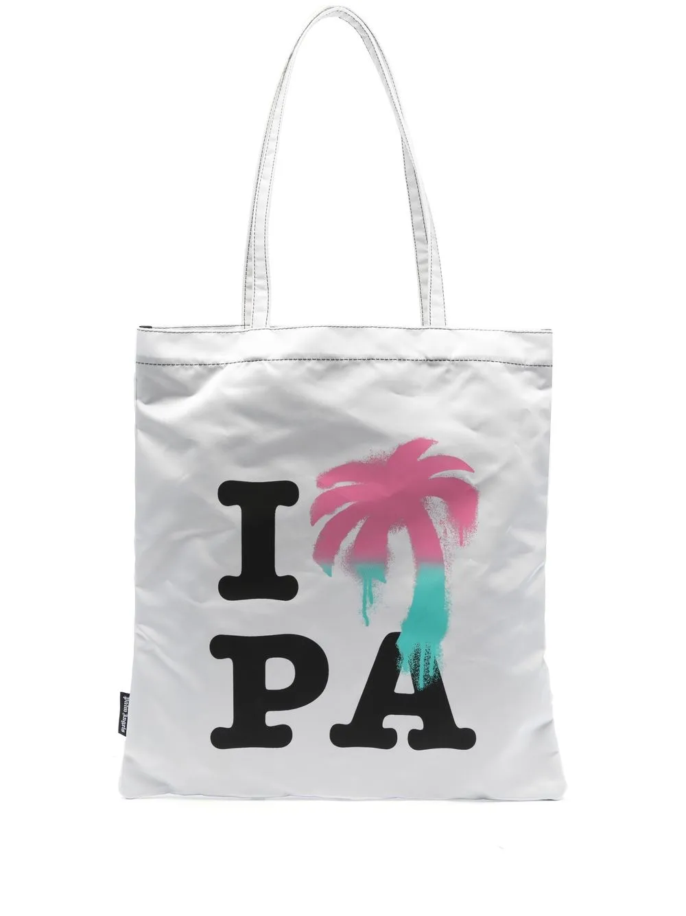 

Palm Angels logo-print tote bag - White