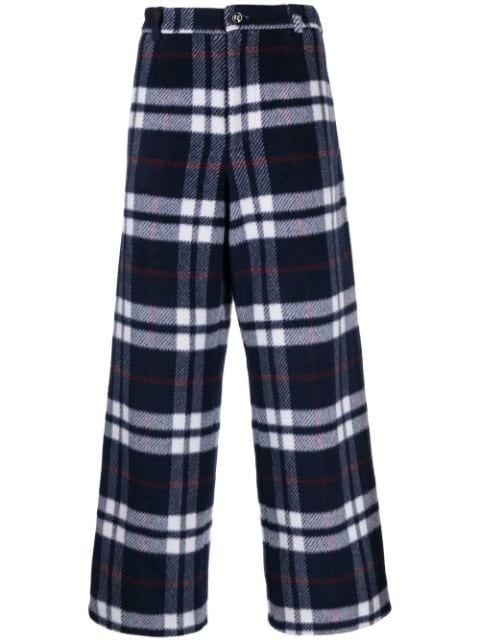 Natasha Zinko plaid-check print trousers