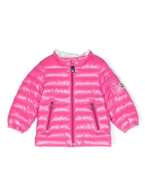 Moncler Enfant logo-patch padded jacket