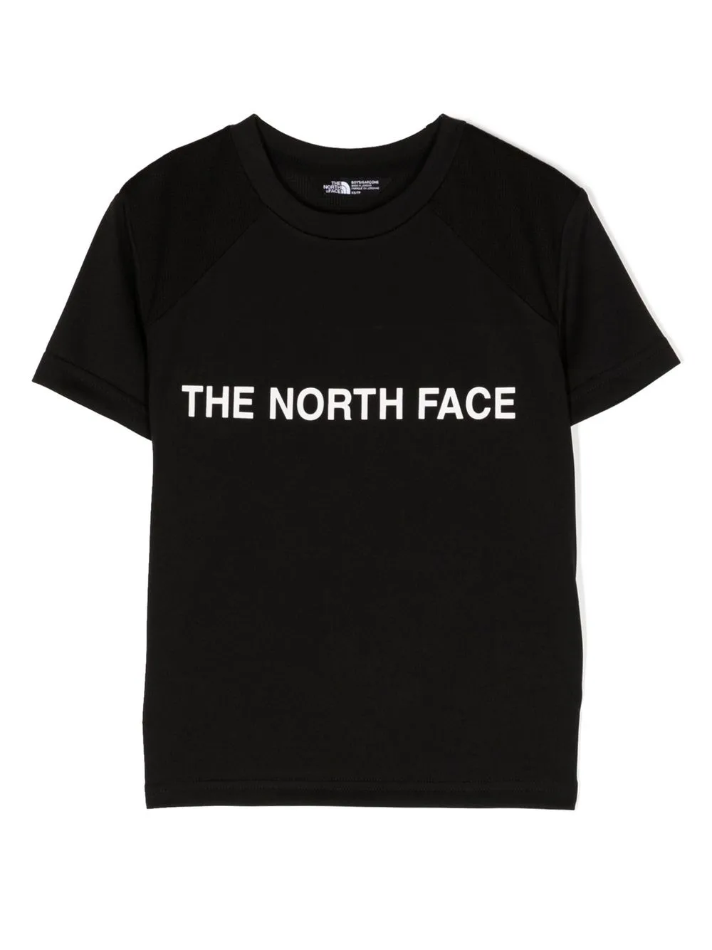 

The North Face Kids playera manga corta con logo estampado - Negro