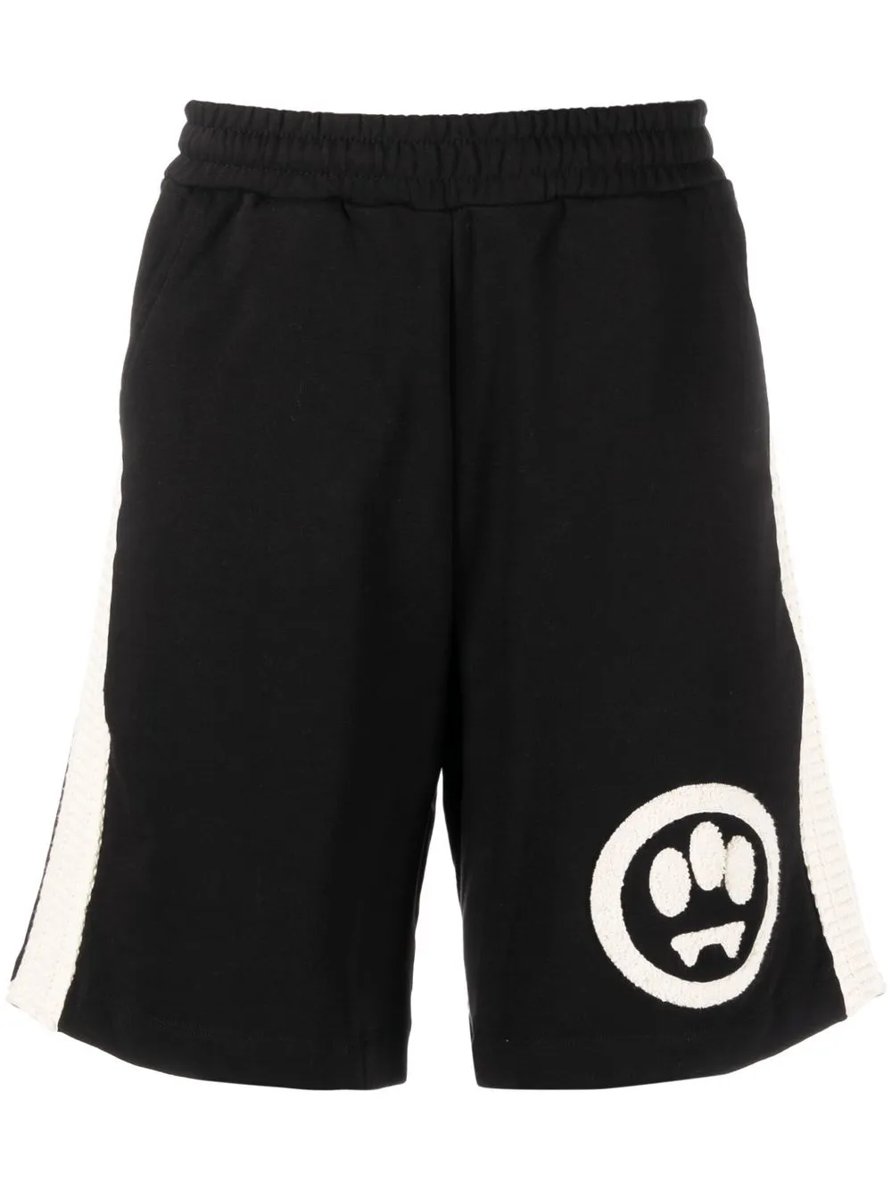 

BARROW shorts deportivos con aplique del logo - Negro