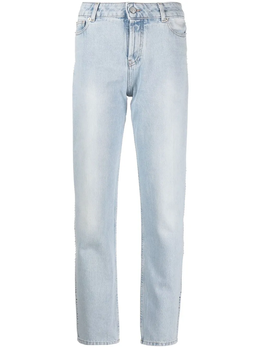 

Alexandre Vauthier crystal-embellished jeans - Blue