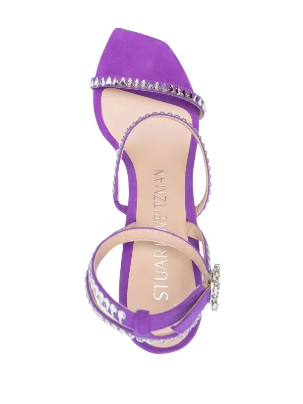 Stuart Weitzman Sandali Gemcut 100mm | Viola | FARFETCH IT