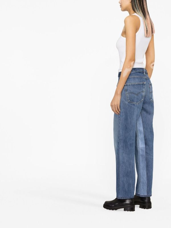 RE/DONE ankle-slit high-waisted Jeans - Farfetch