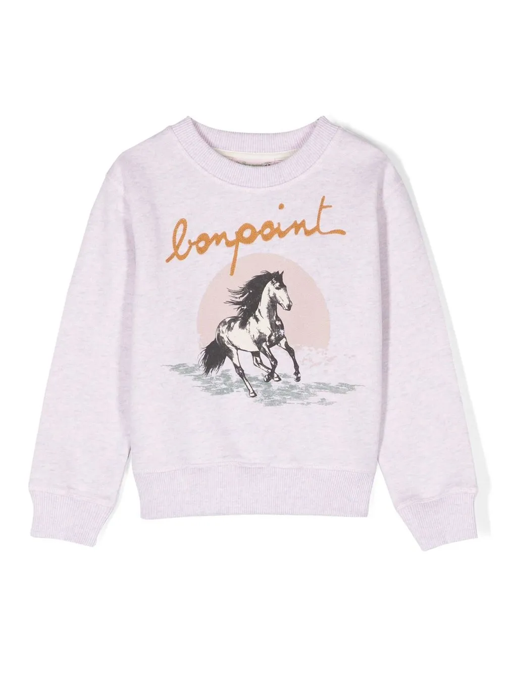 

Bonpoint graphic-print cotton sweatshirt - Pink