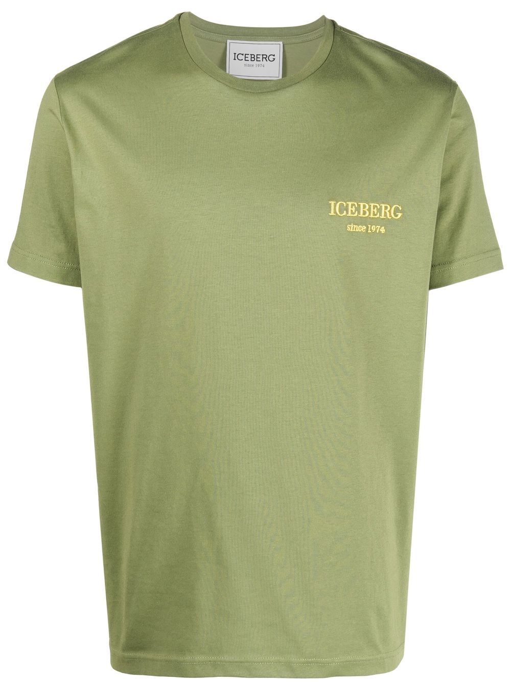 

Iceberg embroidered-logo detail T-shirt - Green