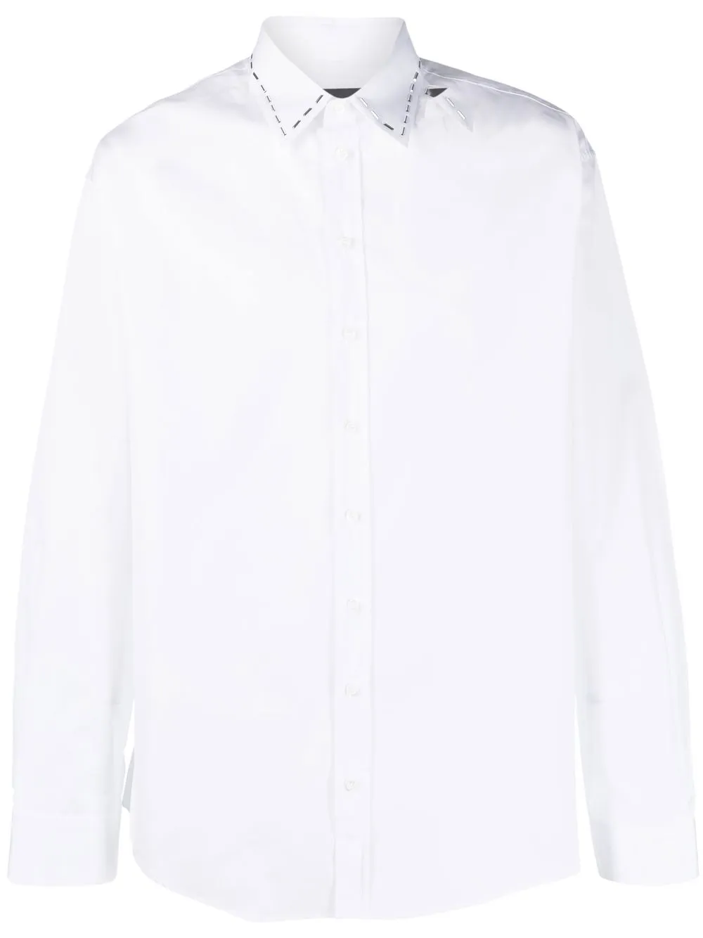 DSQUARED2 STITCH-DETAIL LONG-SLEEVED SHIRT