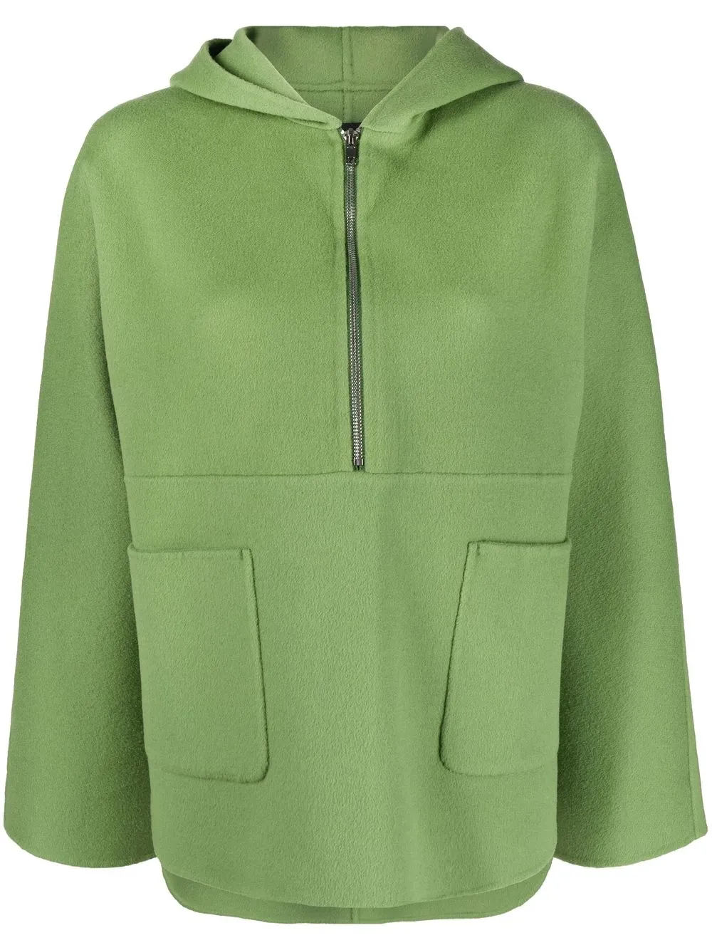 

Arma half-zip fastening hooded jacket - Green