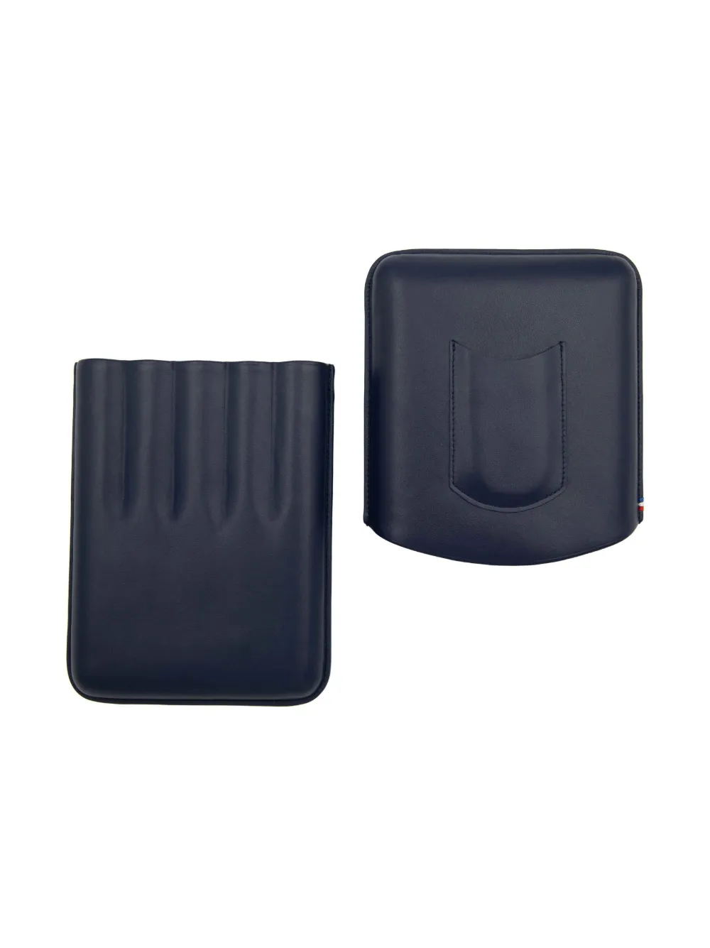 St Dupont Atelier Leather Cigar Case In Black