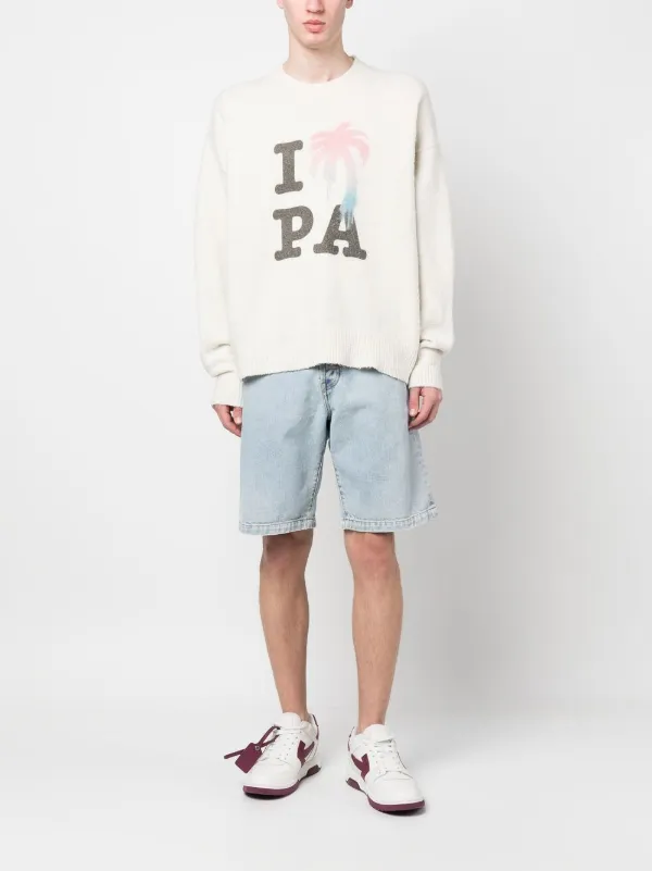 Palm Angels I Love PA crew-neck Sweatshirt - Farfetch