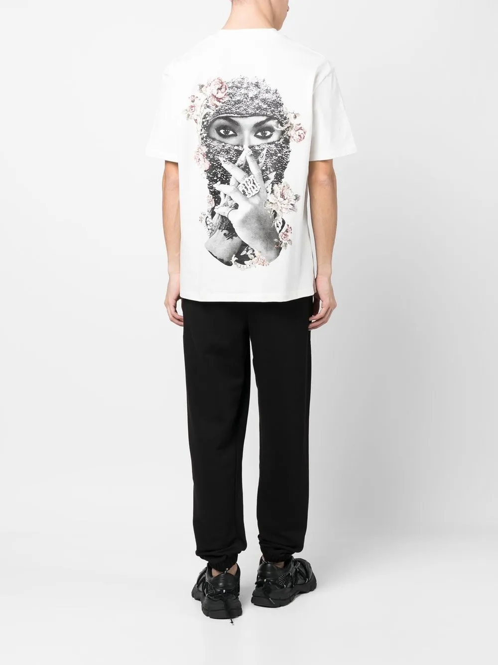 

Ih Nom Uh Nit graphic-print jersey T-shirt - White