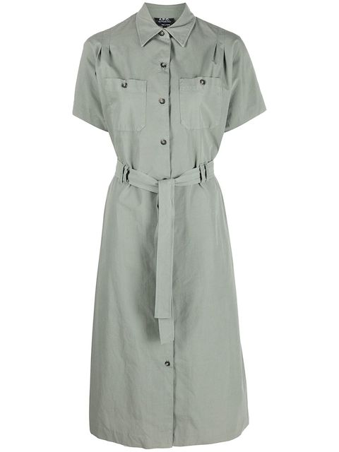 A.P.C. Kurzärmeliges Midikleid