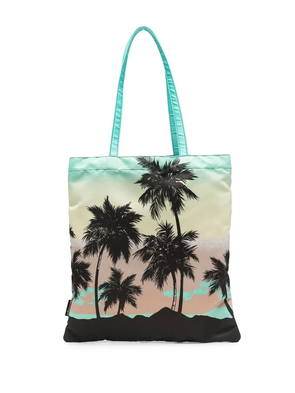 

Palm Angels Green Sunset tote bag