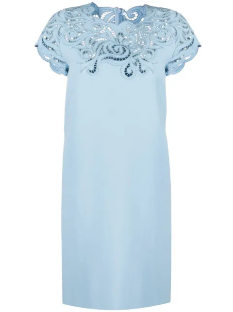 Ermanno Scervino pointelle-trim shift dress