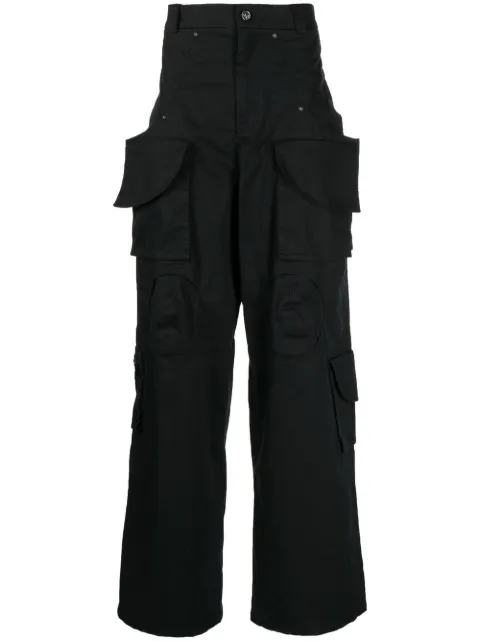 Natasha Zinko pantalones cargo con bolsillos