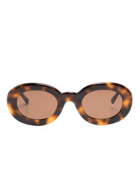 Jacquemus Les Lunettes Pralu logo-plaque sunglasses