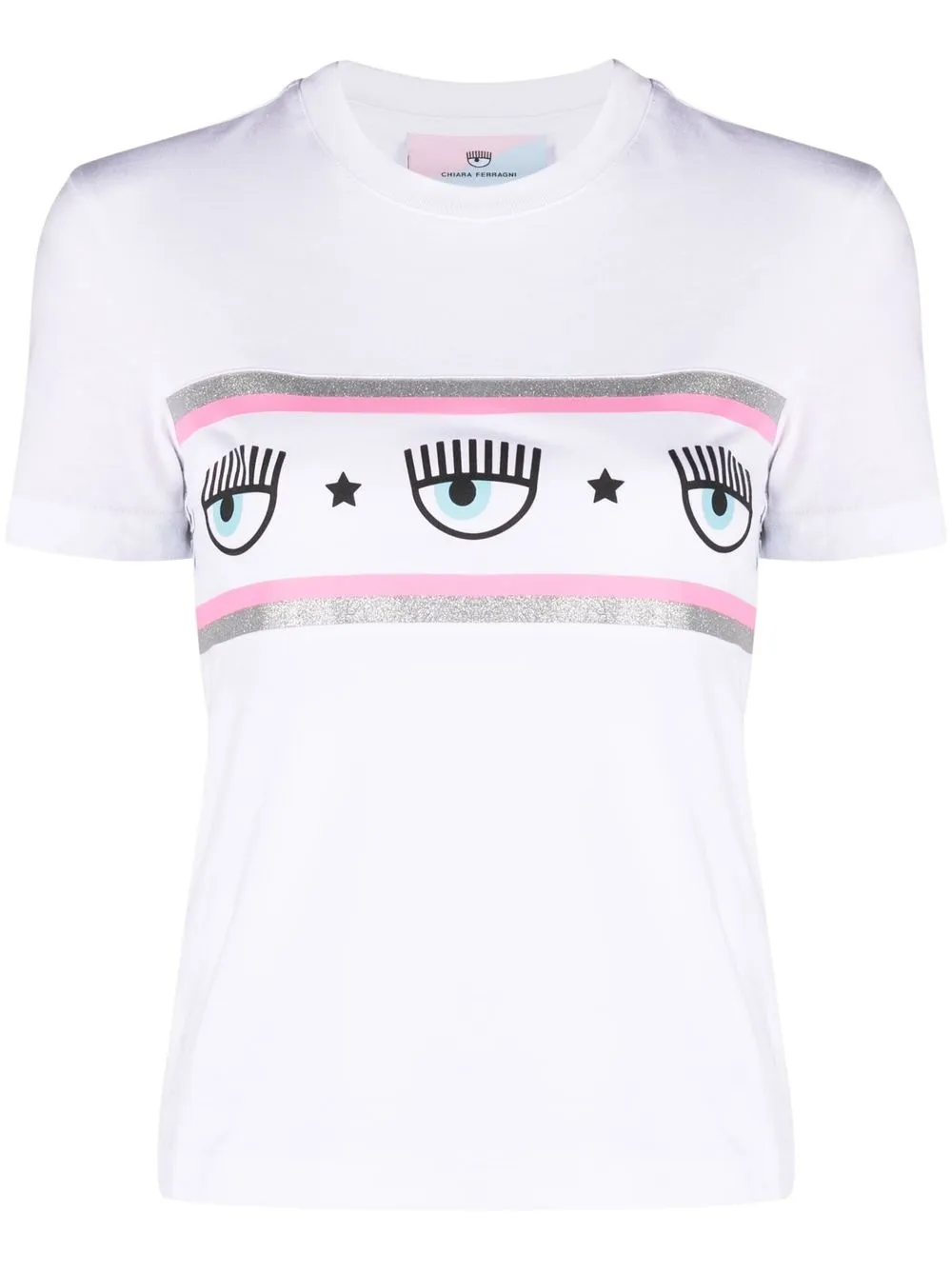 

Chiara Ferragni logo-print cotton T-shirt - White