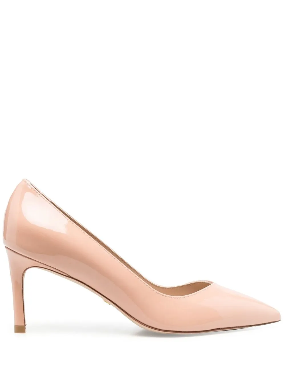 

Stuart Weitzman Anny 75mm leather pumps - Pink