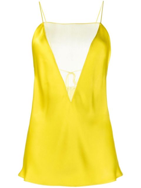 Stella McCartney silk mesh-panelled camisole Women