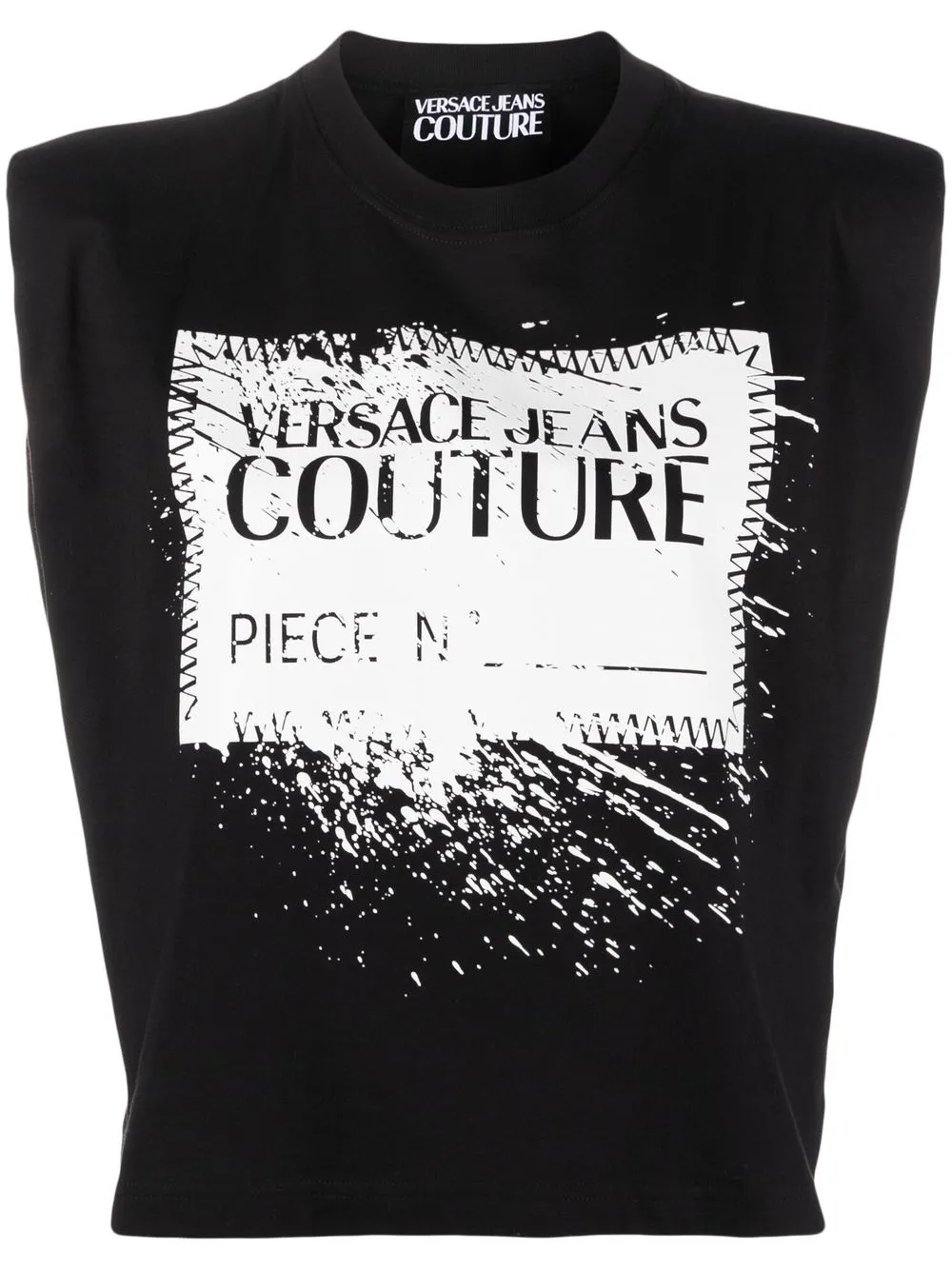 

Versace Jeans Couture playera con logo estampado - Negro